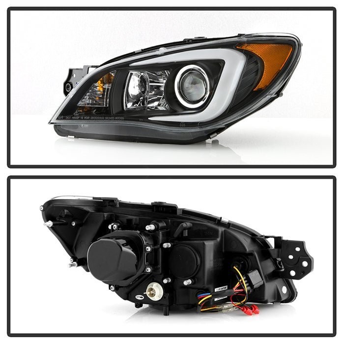 Subaru Impreza WRX 2006-2007 Projector Headlights Black