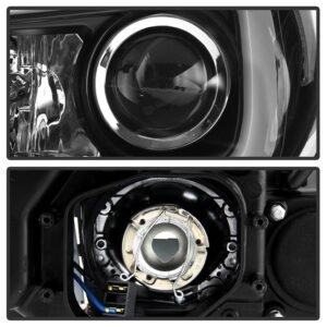 Subaru Impreza WRX 2006-2007 Projector Headlights Black - Image 3