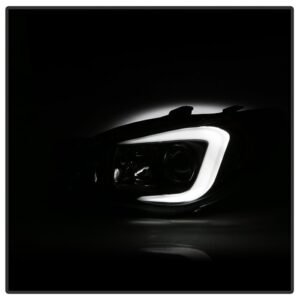 Subaru Impreza WRX 2006-2007 Projector Headlights Black - Image 8