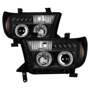 Toyota Tundra 07-13 / Toyota Sequoia 08-13 Projector Headlights  - Black - Image 1