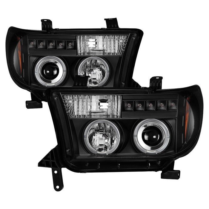 Toyota Tundra 07-13 / Toyota Sequoia 08-13 Projector Headlights  - Black