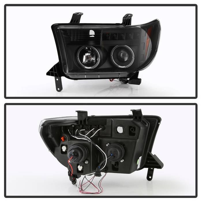 Toyota Tundra 07-13 / Toyota Sequoia 08-13 Projector Headlights - Black