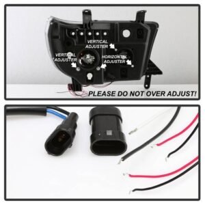 Toyota Tundra 07-13 / Toyota Sequoia 08-13 Projector Headlights - Black - Image 5