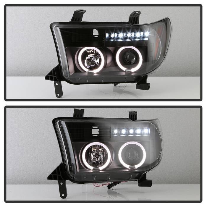 Toyota Tundra 07-13 / Toyota Sequoia 08-13 Projector Headlights - Black