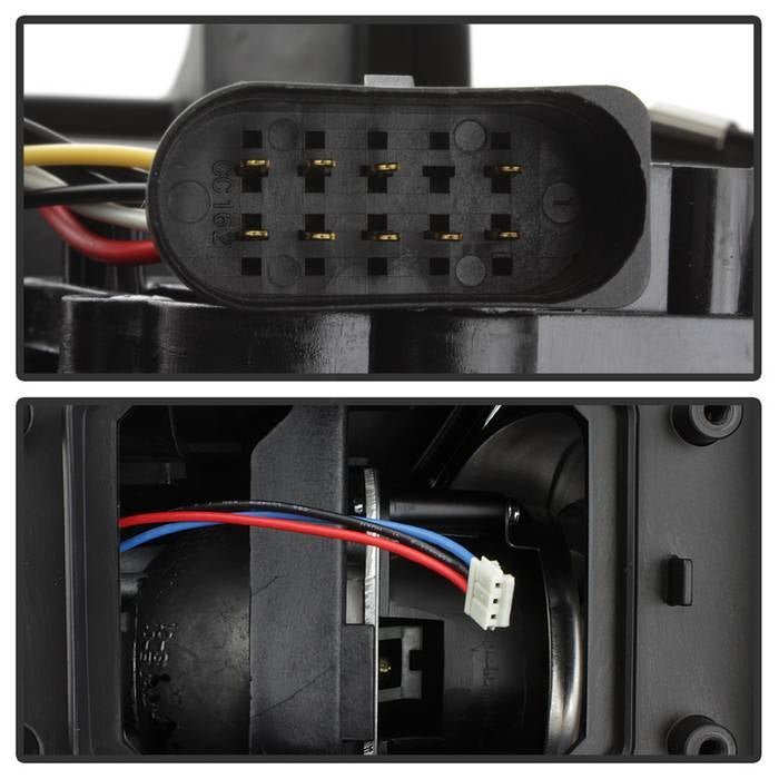 Volkswagen GTI 06-09 / Jetta 06-09 / Rabbit 06-09 Projector Headlights - Halogen Model Only - Black