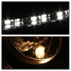 Volkswagen GTI 06-09 / Jetta 06-09 / Rabbit 06-09 Projector Headlights - Halogen Model Only - Black - Image 7