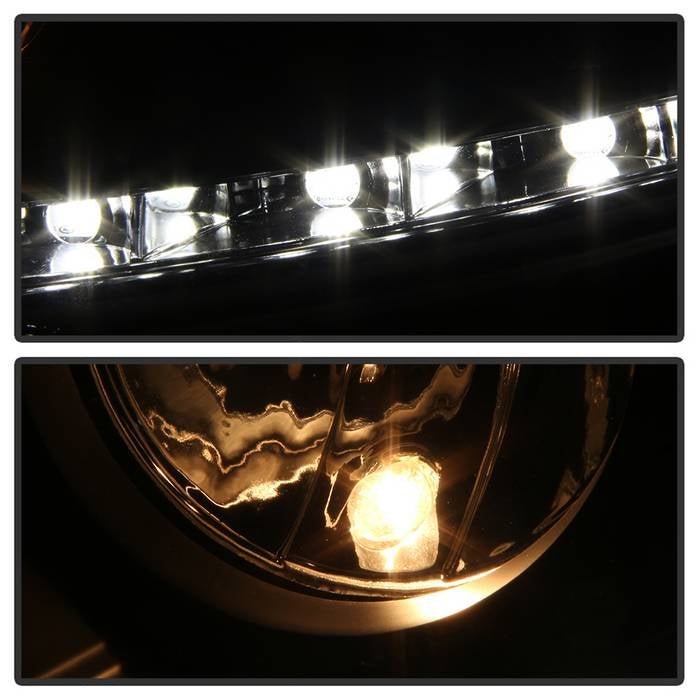 Volkswagen GTI 06-09 / Jetta 06-09 / Rabbit 06-09 Projector Headlights - Halogen Model Only - Black