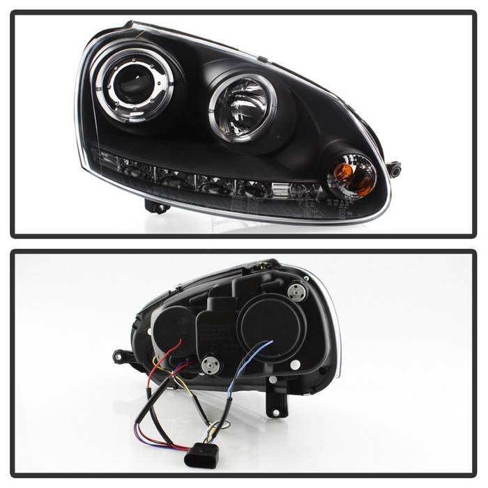 Volkswagen GTI 06-09 / Jetta 06-09 / Rabbit 06-09 Projector Headlights  -Black