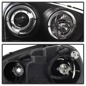 Volkswagen GTI 06-09 / Jetta 06-09 / Rabbit 06-09 Projector Headlights  -Black - Image 3