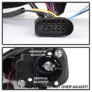 Volkswagen GTI 06-09 / Jetta 06-09 / Rabbit 06-09 Projector Headlights  -Black - Image 5