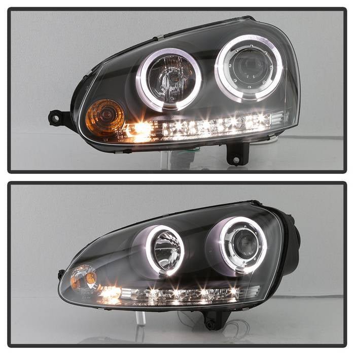 Volkswagen GTI 06-09 / Jetta 06-09 / Rabbit 06-09 Projector Headlights  -Black