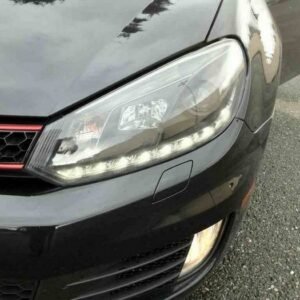 Volkswagen Golf / GTI 10-13 Projector Headlights - Black - Image 4