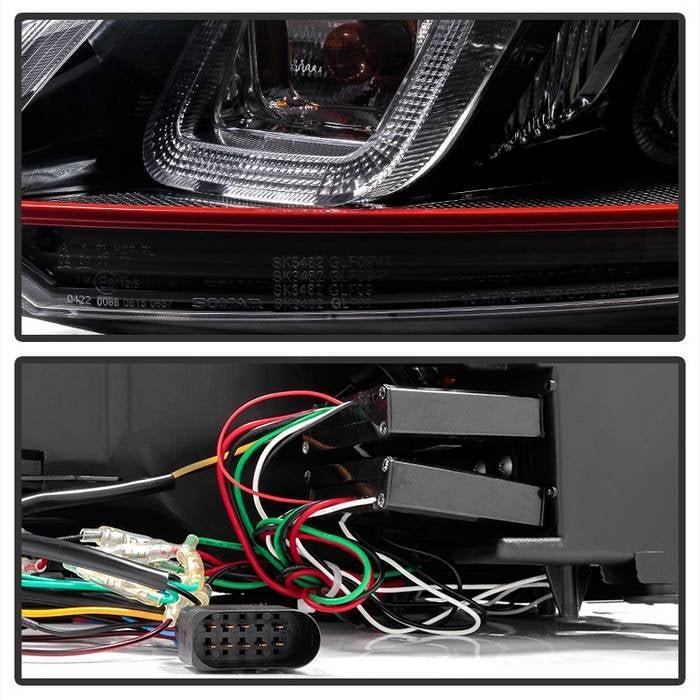 Volkswagen Golf / GTI 10-13 Version 3 Projector Headlights - Black