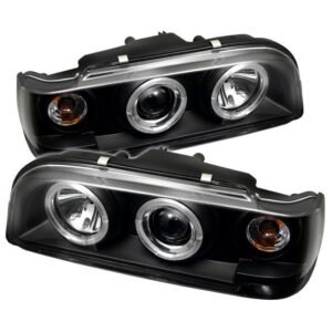 Volvo 850 93-97 Projector Headlights - Black - Image 1