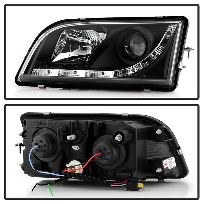 Volvo S40 97-03 Projector Headlights - Black