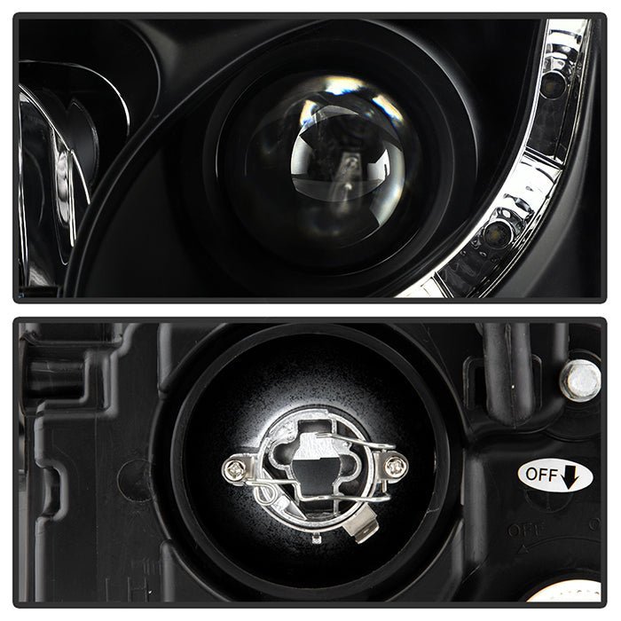 Volvo S40 97-03 Projector Headlights - Black