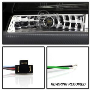 Volvo S40 97-03 Projector Headlights - Black - Image 4