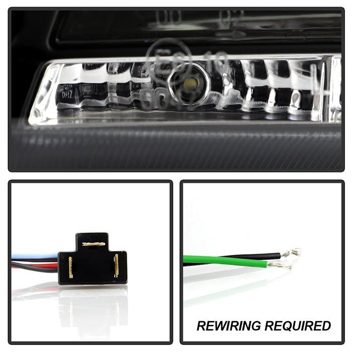 Volvo S40 97-03 Projector Headlights - Black