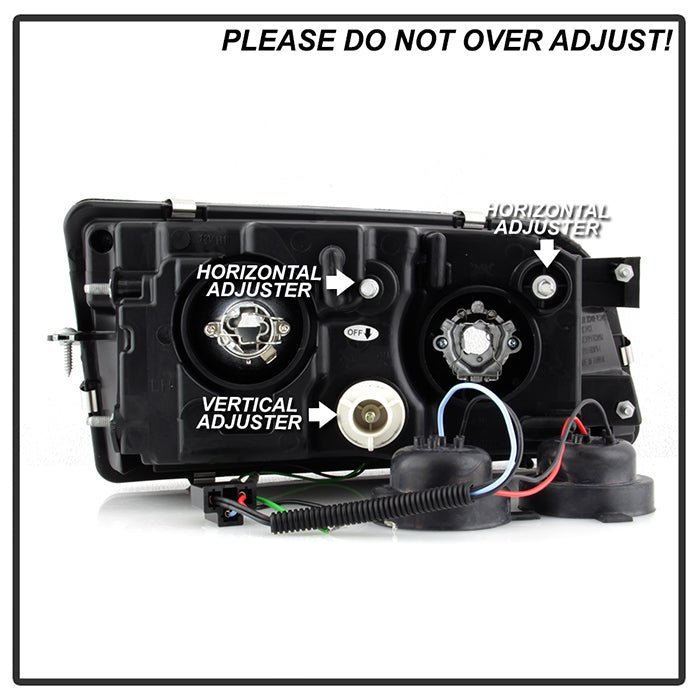 Volvo S40 97-03 Projector Headlights - Black