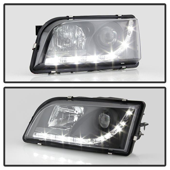 Volvo S40 97-03 Projector Headlights - Black