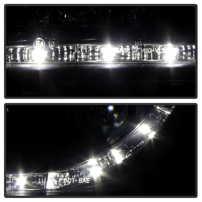 Volvo S40 97-03 Projector Headlights - Black
