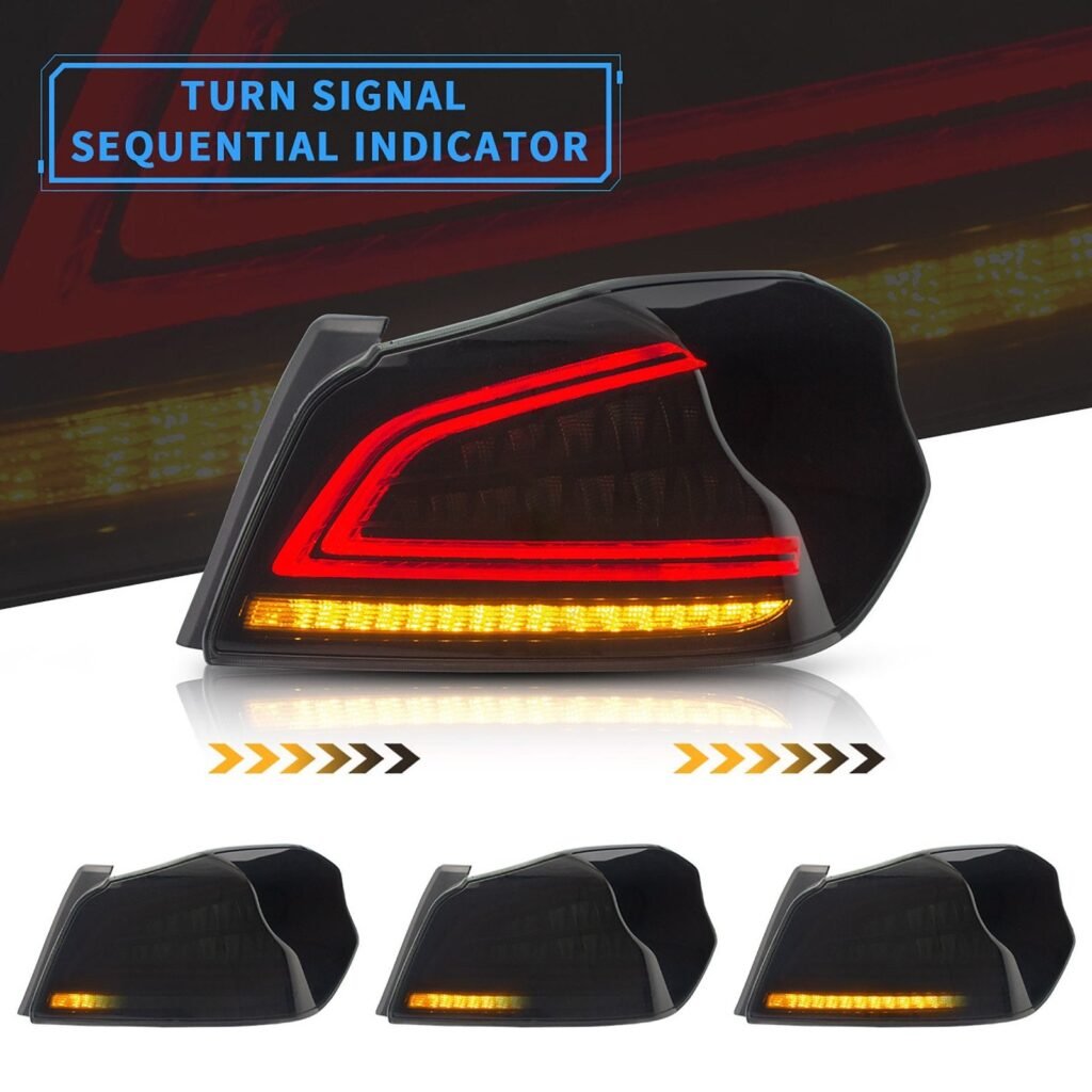 15-21 Subaru WRX & WRX STI 1th Gen(VA) Vland LED Tail Lights With Sequential Turn Signal