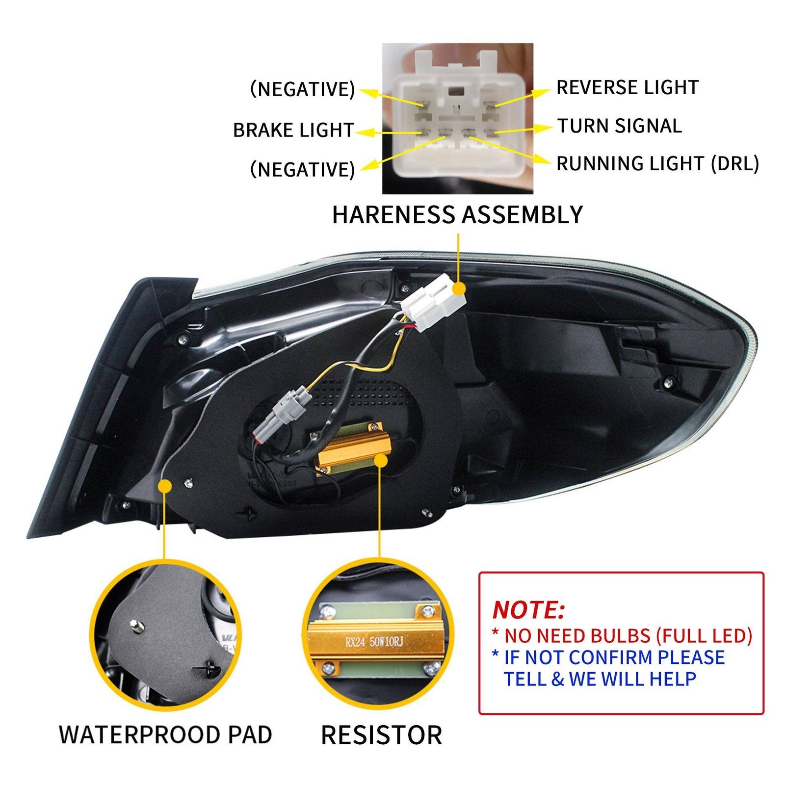 15-21 Subaru WRX & WRX STI 1th Gen(VA) Vland LED Tail Lights With Sequential Turn Signal - Image 9