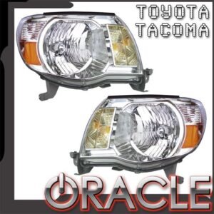 Oracle Lighting 2005-2011 Toyota Tacoma Pre-assembled SMD Halo Headlights - Image 1