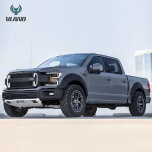 18-20 Ford F150 13th Gen Vland LED Dual Beam Projector HeadLights With Start Up Animation Black - Image 11