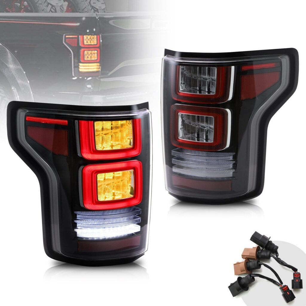 15-20 Ford F150 13th Gen (P552) Vland LED Tail Lights With Sequential Turn Signal
