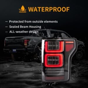 15-20 Ford F150 13th Gen (P552) Vland LED Tail Lights With Sequential Turn Signal - Image 18