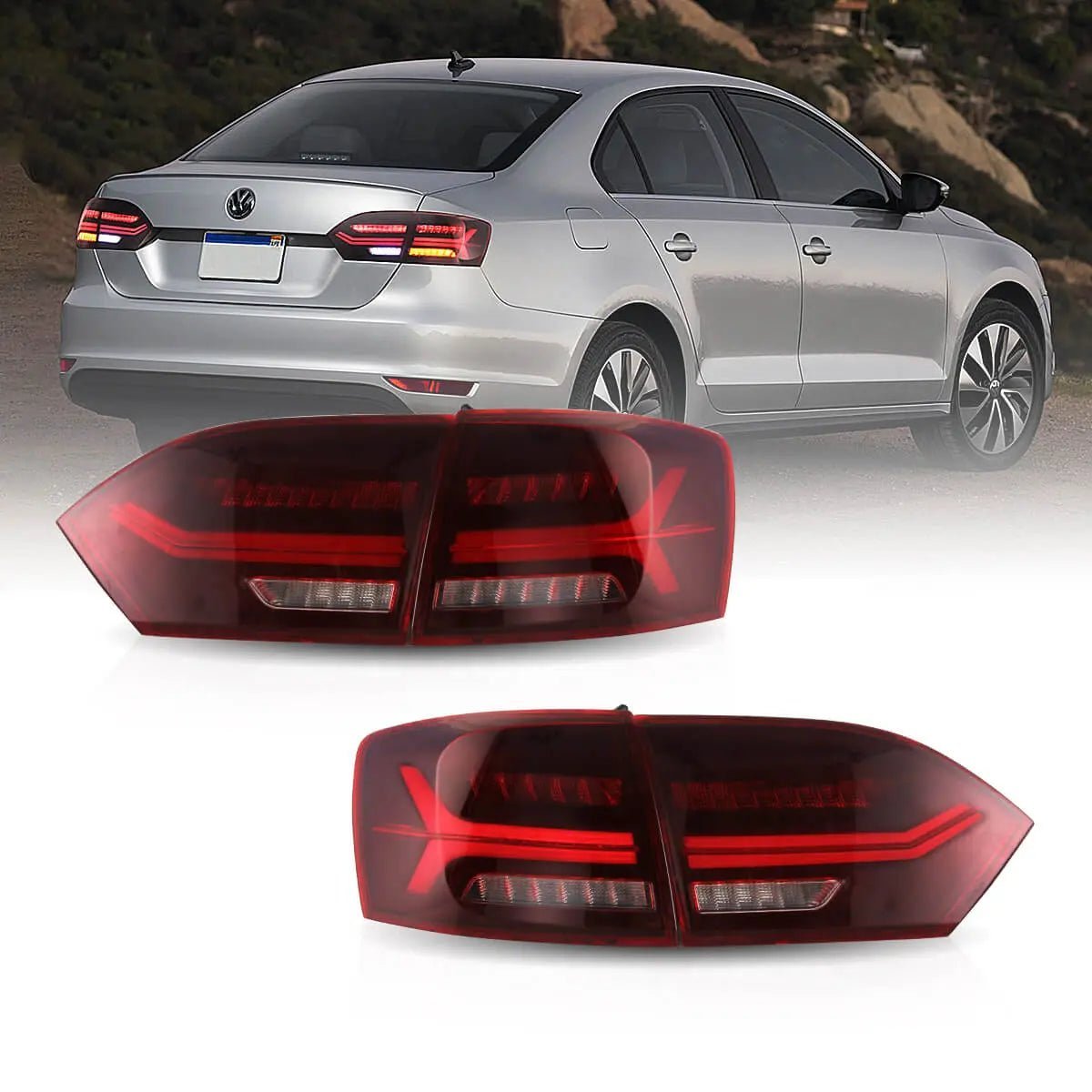 Vland Full LED 11-14 Volkswagen Jetta/Sagitar 6th Gen (A6) Tail Lights With Sequential Turn Signal - Image 17