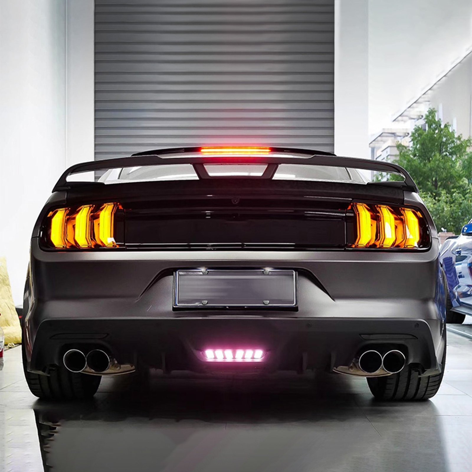 15-22 Ford Mustang 6th Gen (S550) Vland LED Tail Lights with 5 modes Sequential Turn Signal - Image 11