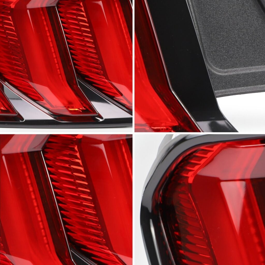 15-22 Ford Mustang 6th Gen (S550) Vland LED Tail Lights with 5 modes Sequential Turn Signal
