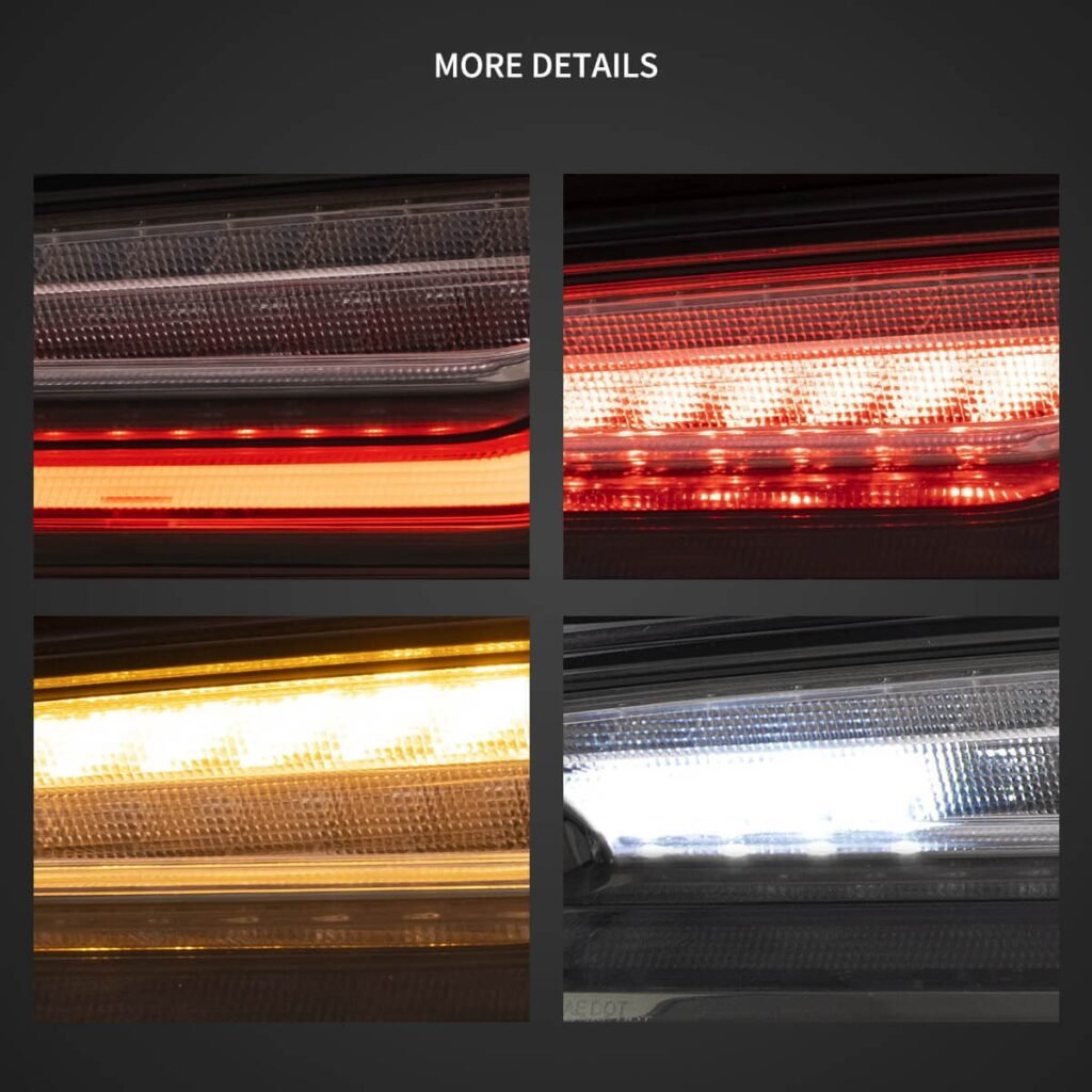 16-18 Chevrolet Camaro 6th Gen Vland LED Tail Lights With Sequential Turn Signal (Plug For US Models)