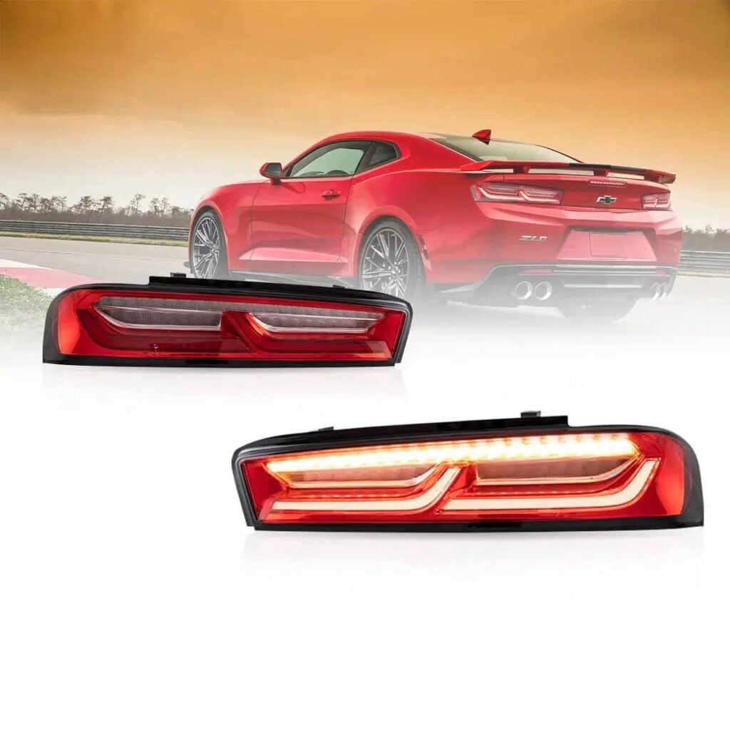 16-18 Chevrolet Camaro 6th Gen Vland LED Tail Lights With Sequential Turn Signal (Plug For US Models)