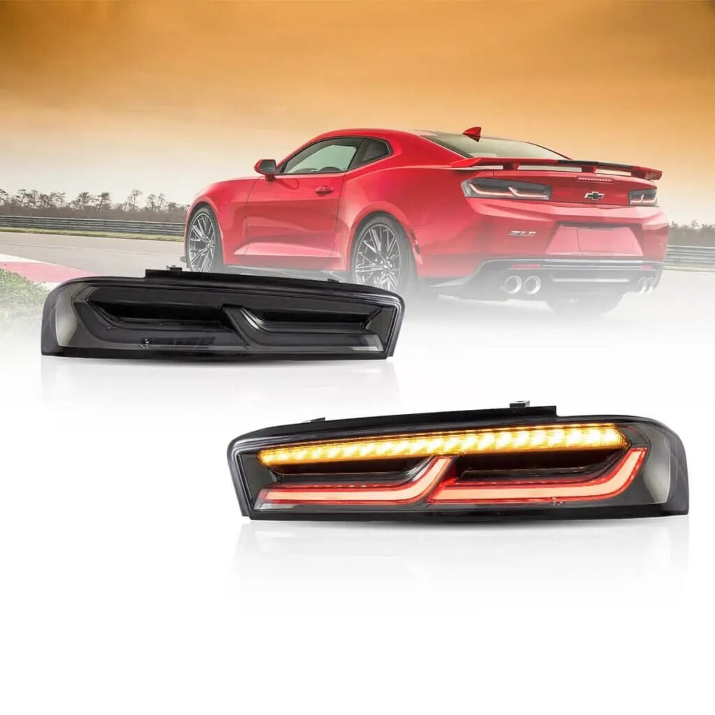 16-18 Chevrolet Camaro 6th Gen Vland LED Tail Lights With Sequential Turn Signal (Plug For US Models)