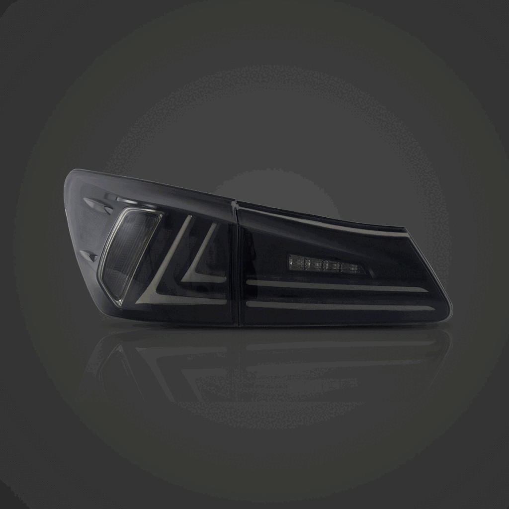 06-12 Lexus IS Series 2th Gen (XE20) Vland LED Tail Lights with Amber Turn Signal