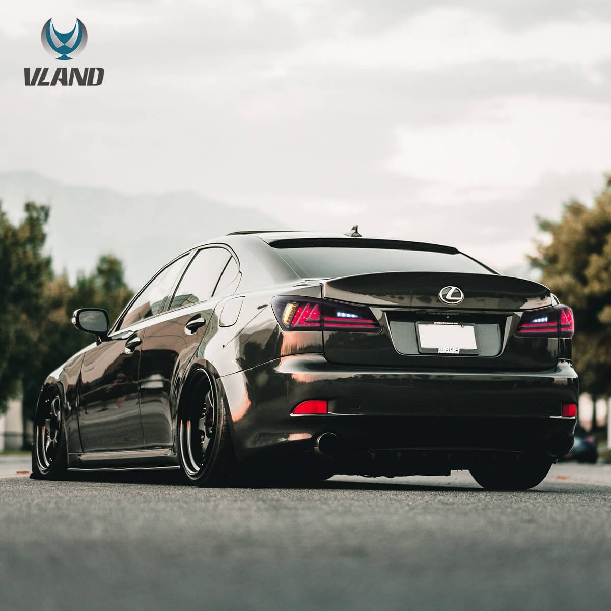 06-12 Lexus IS Series 2th Gen (XE20) Vland LED Tail Lights with Amber Turn Signal - Image 6