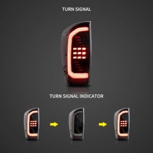 16-22 Toyota Tacoma 3th Gen (N300) LED Vland Tail Lights With Dynamic Welcome Lighting - Image 3