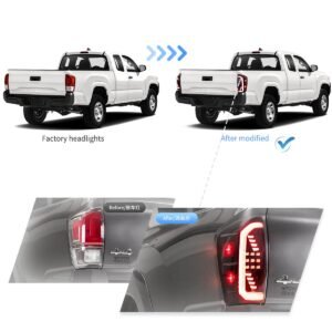 16-22 Toyota Tacoma 3th Gen (N300) LED Vland Tail Lights With Dynamic Welcome Lighting - Image 6