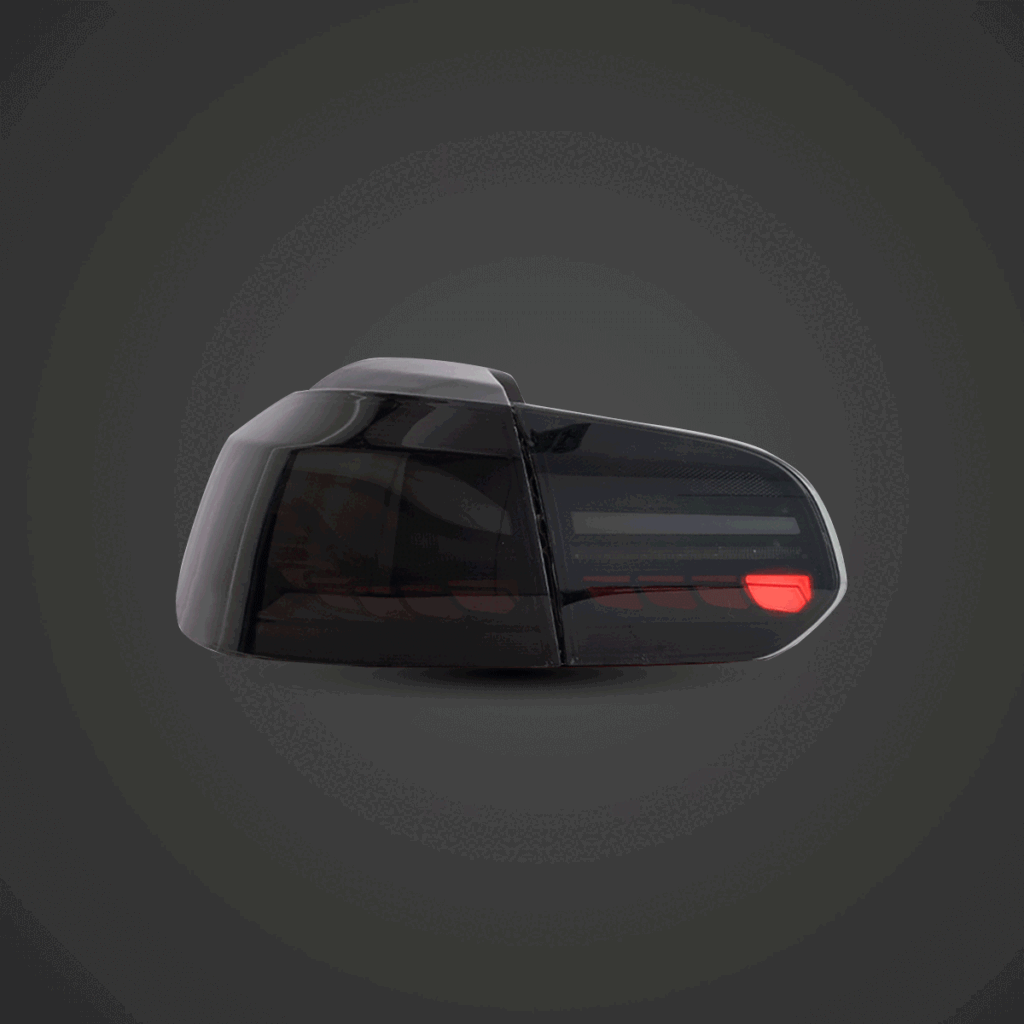 08-14 Volkswagen Golf 6th Gen Mk6 (5K) Hatchback Vland II OLED Tail Lights With Dynamic Welcome Lighting (GTS Style)