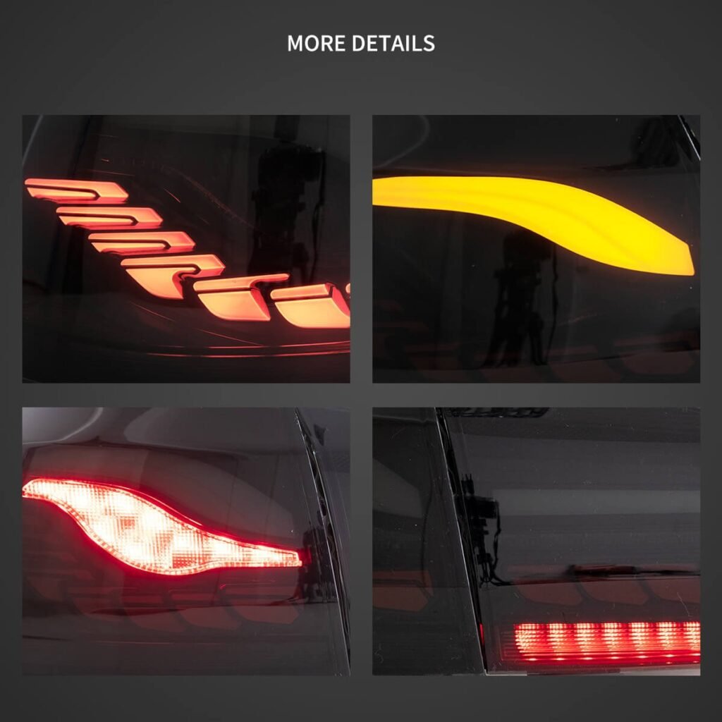 08-14 Volkswagen Golf 6th Gen Mk6 (5K) Hatchback Vland II OLED Tail Lights With Dynamic Welcome Lighting (GTS Style)