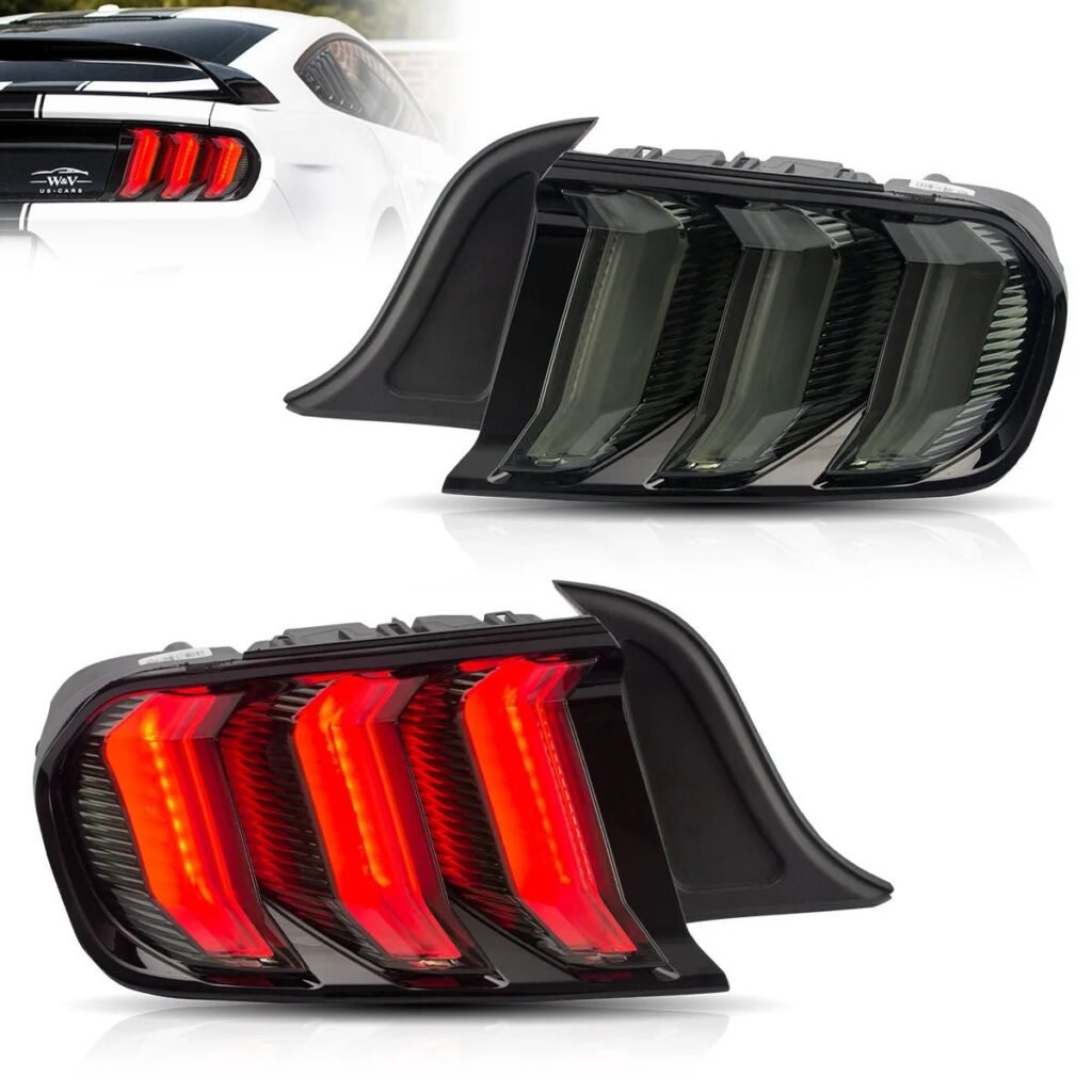 15-22 Ford Mustang 6th Gen (S550) Vland LED Tail Lights with 5 modes Sequential Turn Signal