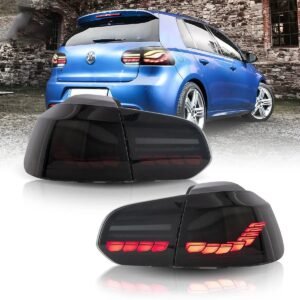 08-14 Volkswagen Golf 6th Gen Mk6 (5K) Hatchback Vland II OLED Tail Lights With Dynamic Welcome Lighting (GTS Style) - Image 1