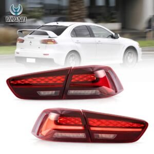 08-17 Mitsubishi Lancer & EVO X Vland IV LED Tail Lights With Dynamic Welcome Lighting - Image 1