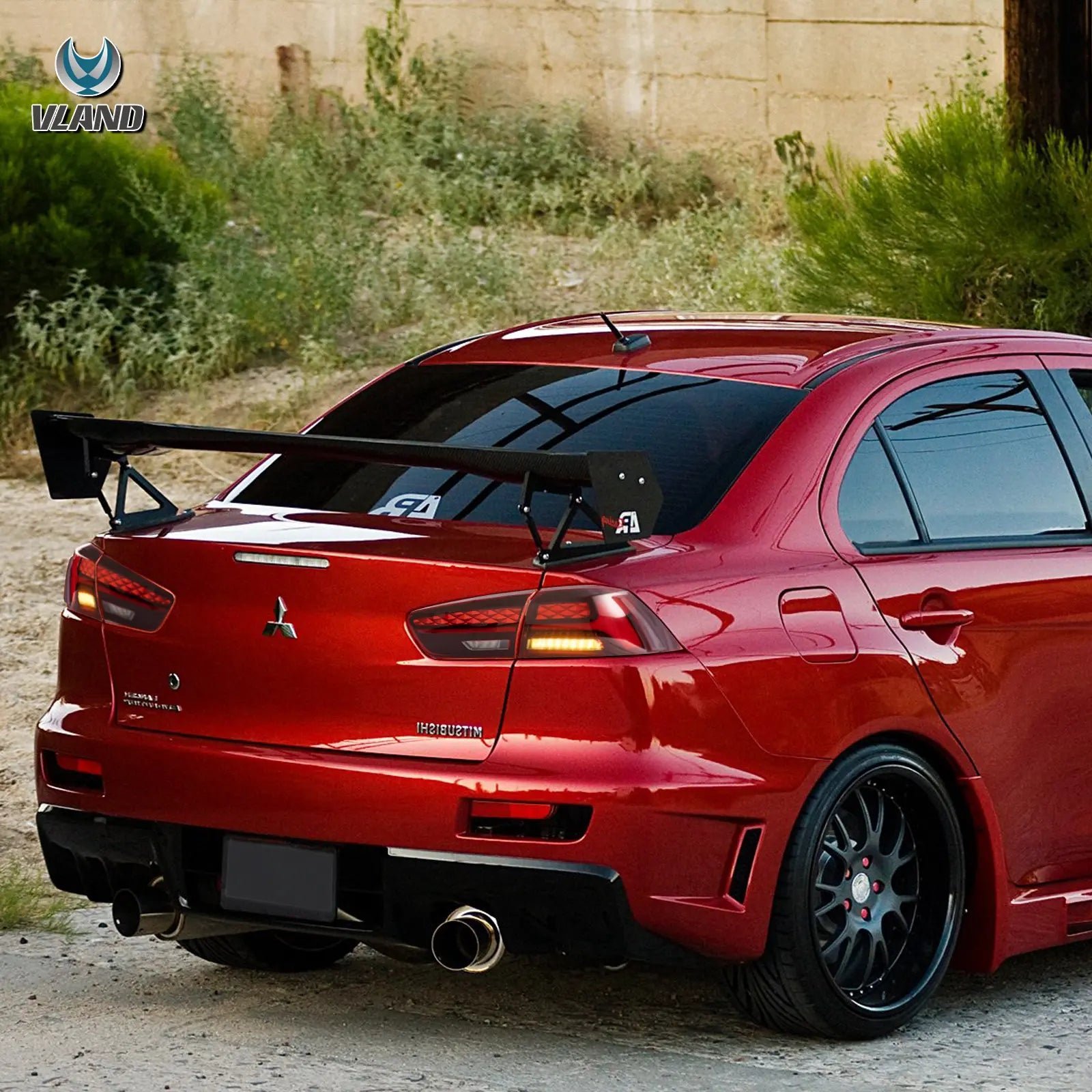 08-17 Mitsubishi Lancer & EVO X Vland IV LED Tail Lights With Dynamic Welcome Lighting - Image 3