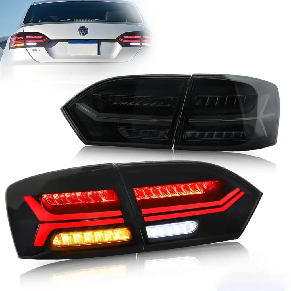 Vland Full LED 11-14 Volkswagen Jetta/Sagitar 6th Gen (A6) Tail Lights With Sequential Turn Signal