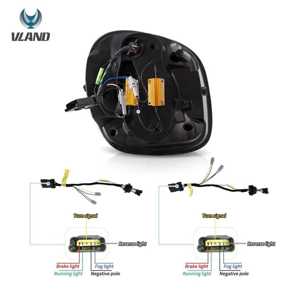 15-19 Benz Smart 453 Fortwo / Forfour Vland LED Tail Lights With Dynamic Welcome Lighting