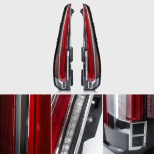 07-14 GMC Yukon Chevrolet Tahoe Suburban 3th Gen (GMT900) Vland LED Tail Lights with Sequential Turn Signal - Image 3